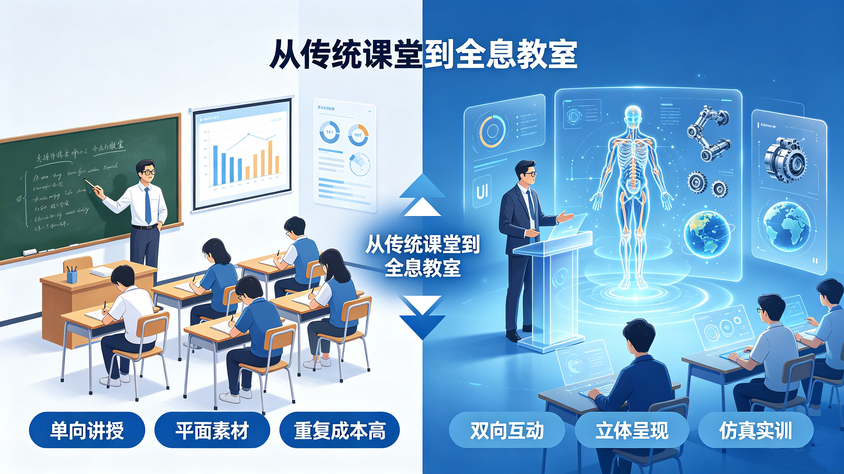 政策+技术双驱动 | 全息教室成为未来校园数字化标配